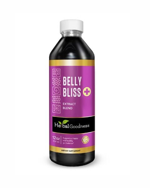 Belly Bliss - Liquid Extract - 1oz- Happy & Healthy Gut Balance - Herbal Goodness Liquid Extract Herbal Goodness 12oz 