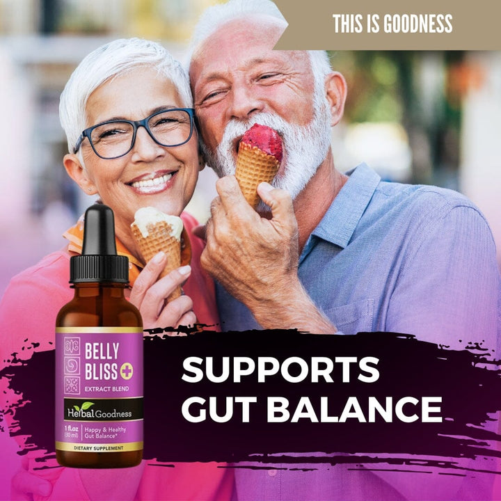 Belly Bliss - Liquid Extract - 1oz- Happy & Healthy Gut Balance - Herbal Goodness Liquid Extract Herbal Goodness 