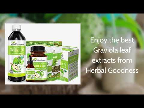 Graviola (Soursop) Leaf Extract - Capsules 60/700mg - Organic - Healthy Cell Function, Immunity & Relaxation - Herbal Goodness