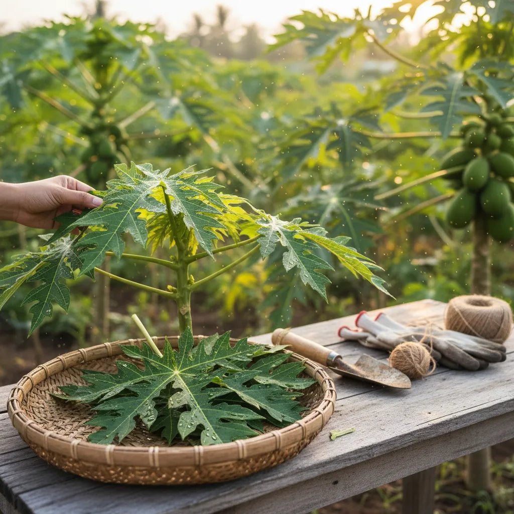 From garden to cup — how to use papaya leaves for tea: harvest, prep, brewing, and flavor pairings_featured_image