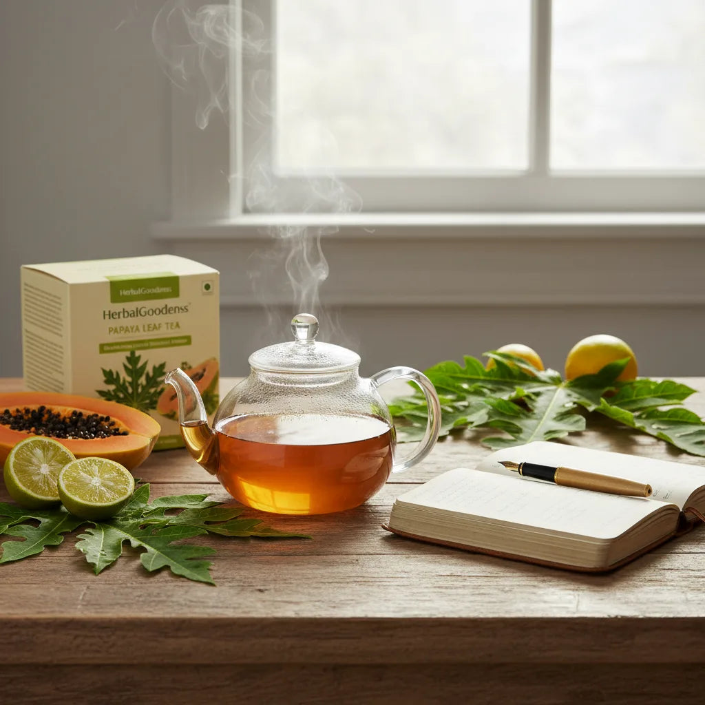 14‑Day Papaya Leaf Tea Tasting Journal: A Guided Flavor & Routine Exploration_featured_image