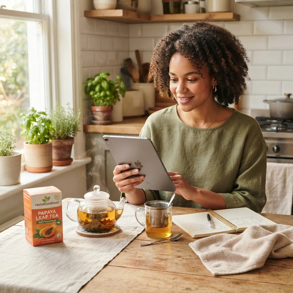 How to read papaya leaf tea reviews for hair: a practical checklist and at‑home trial plan_featured_image