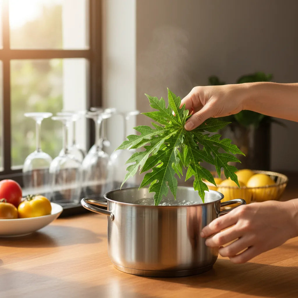 Boiling Papaya Leaves: A Practical, Evidence‑Aware Brewing & Safety Primer_featured_image