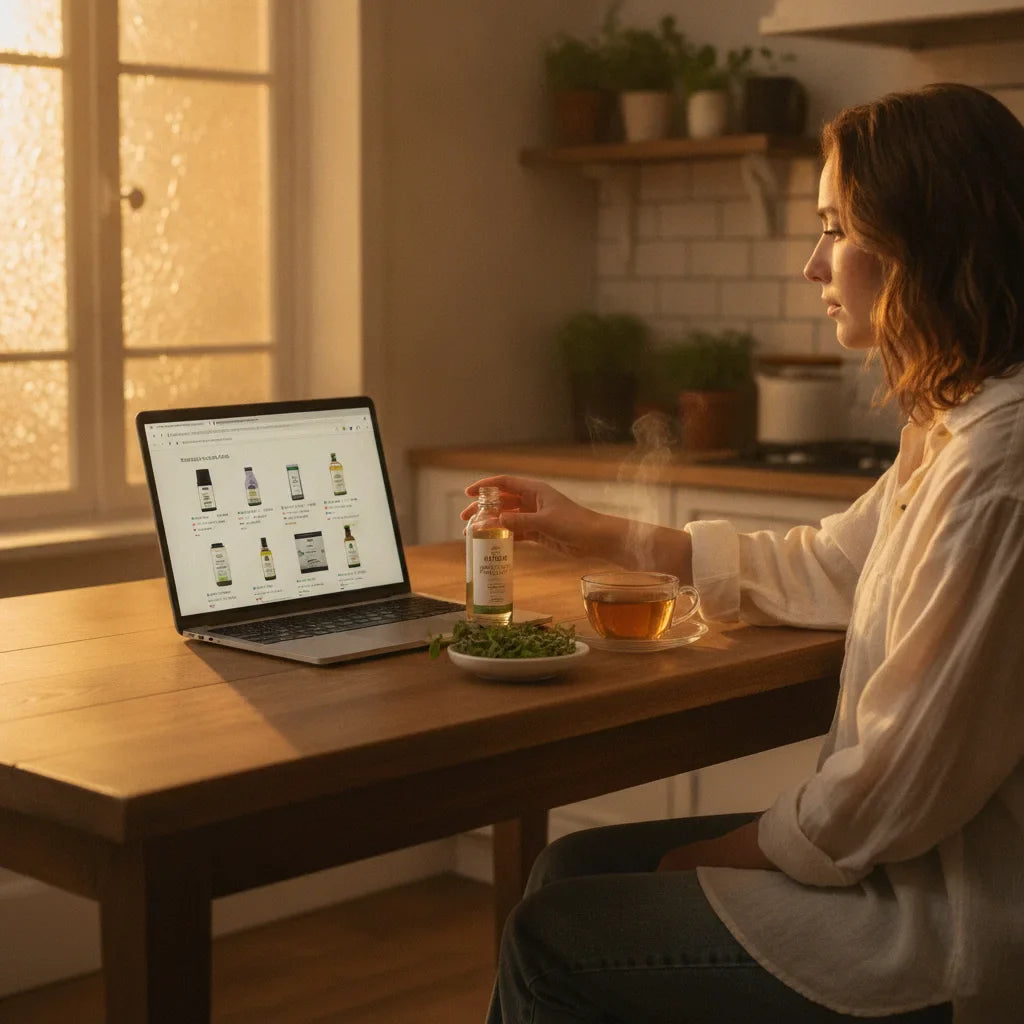 Choosing oregano oil in home research setting