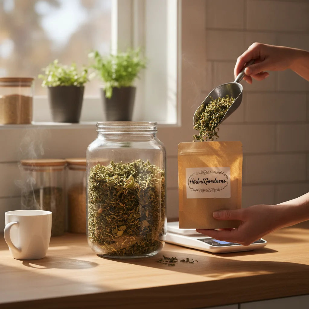 How to Portion and Store Bulk Organic Gymnema Leaf Tea for Freshness and Low Waste_featured_image