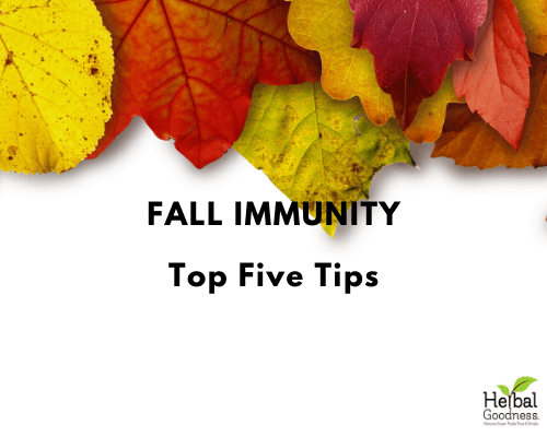 Fall Immunity - Top Five Tips