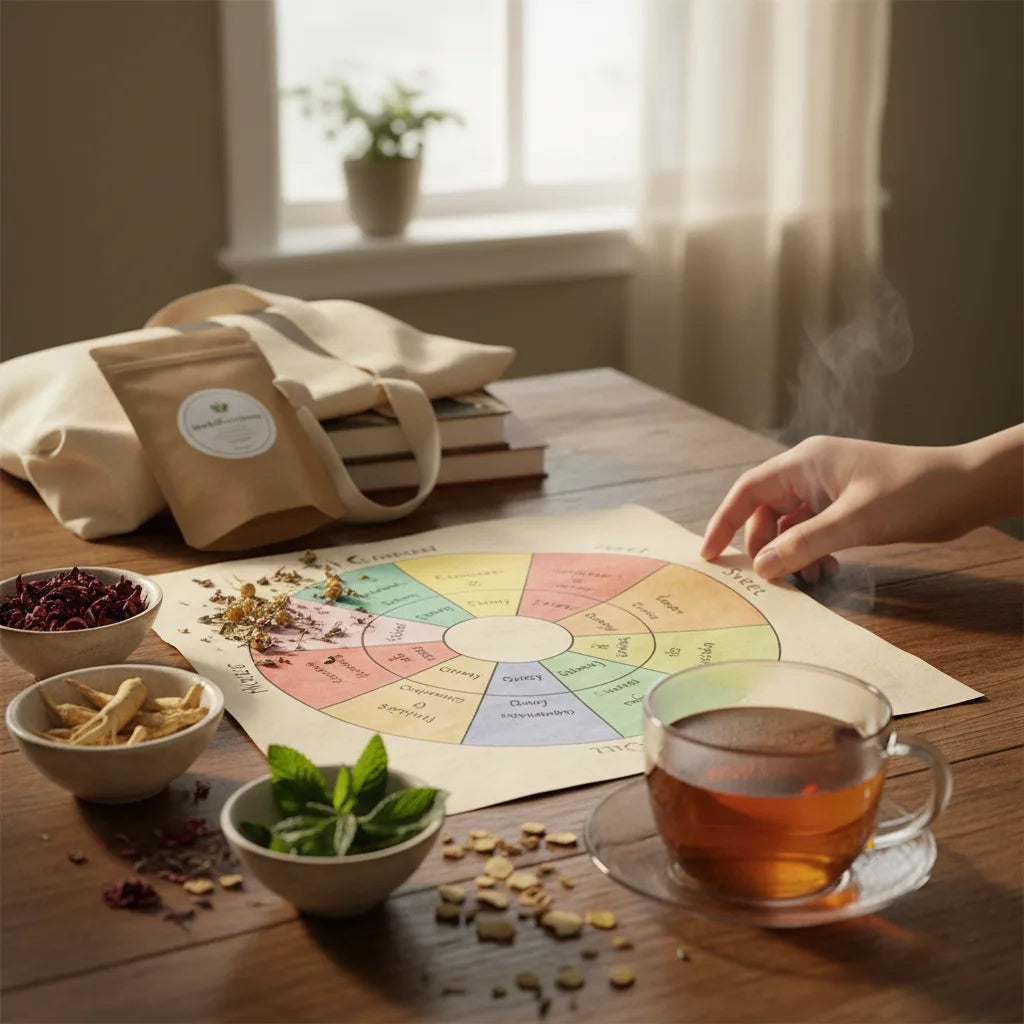 Build Your Own Herbal Tea Flavor Wheel: A Simple Method to Describe, Compare, and Journal Your Cups_featured_image