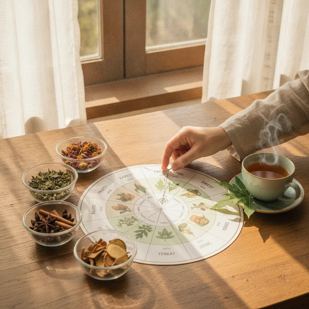 Build a Papaya Leaf Tea Flavor Wheel: A Simple Guide to Tasting, Describing, and Blending_featured_image