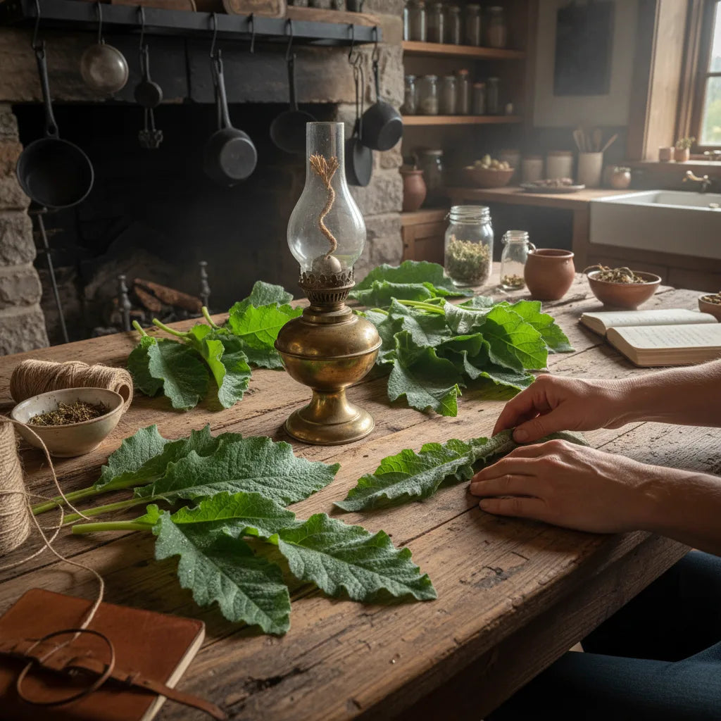 Hidden Household Uses of Mullein: An Ethnobotanical Look at Wicks, Padding, and Traditional Tools_featured_image