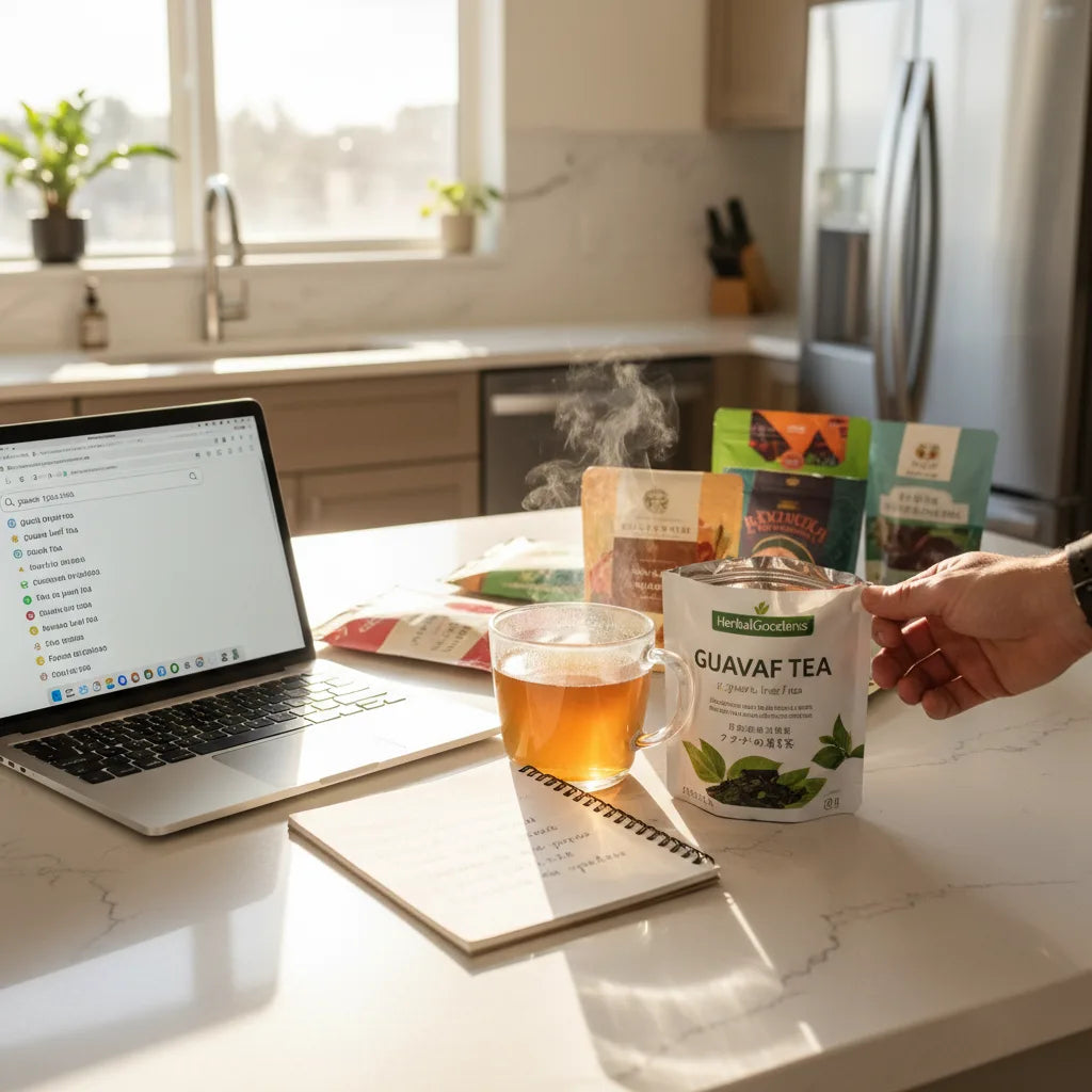 Finding guava leaf tea in multilingual search