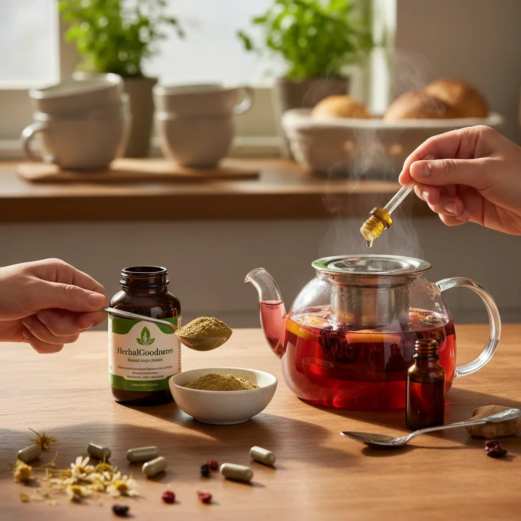 Herbal Supplement Serving Conversions: How to Compare Drops, Teas, Powders, and Capsules_featured_image