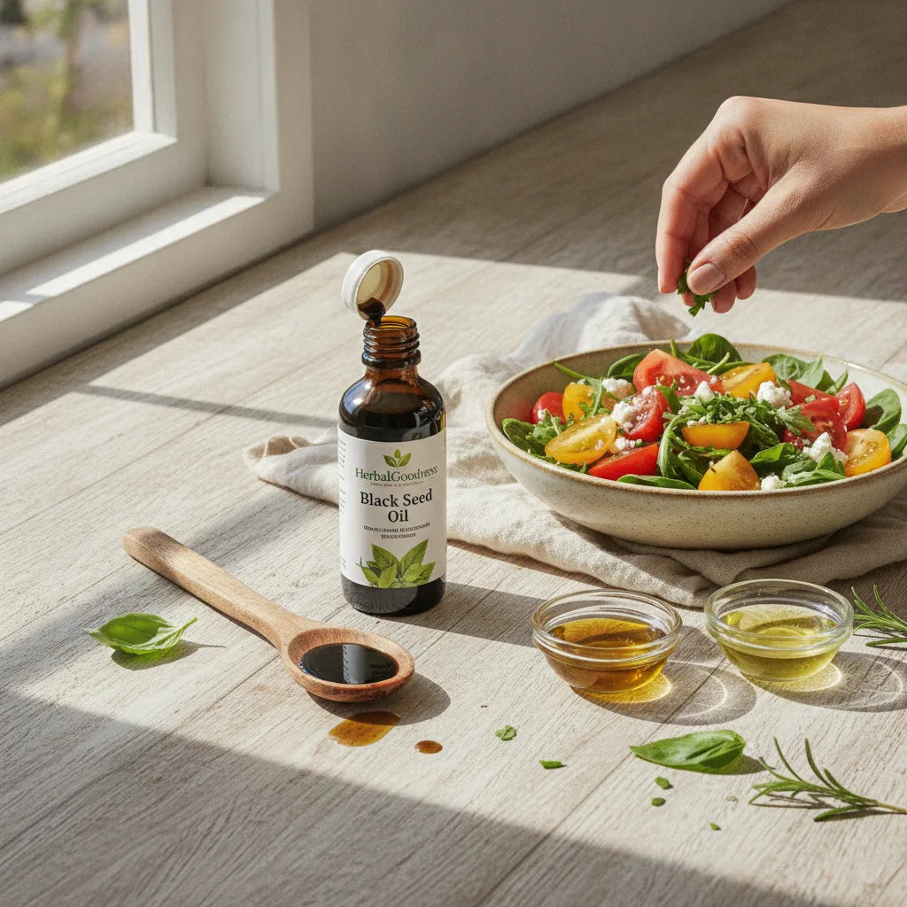How to Substitute Black Seed Oil in Cooking: Ratios, Smoke Points, and Flavor Balancing_featured_image