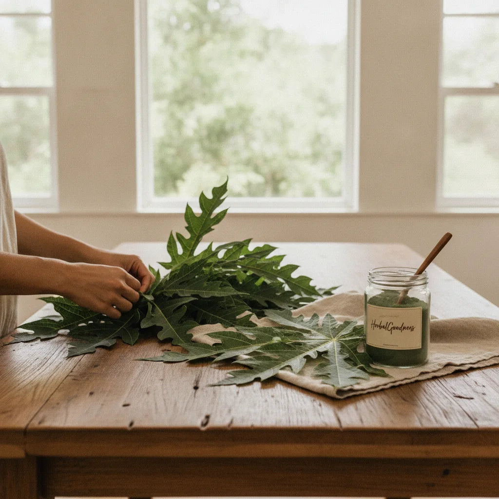 Papaya Leaf Powder: From Harvest to Home — How It’s Made, Stored, and Used_featured_image