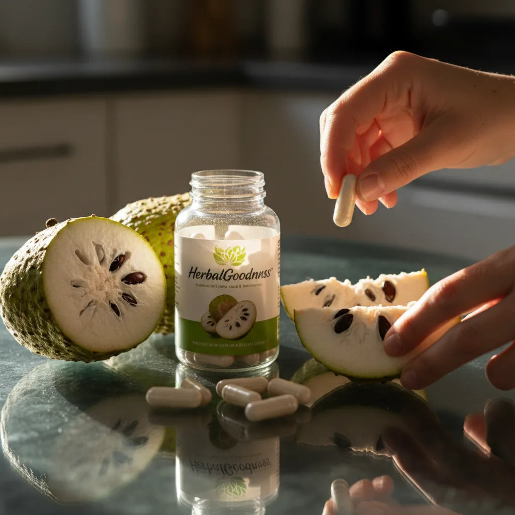 Comparing soursop capsule and fresh fruit