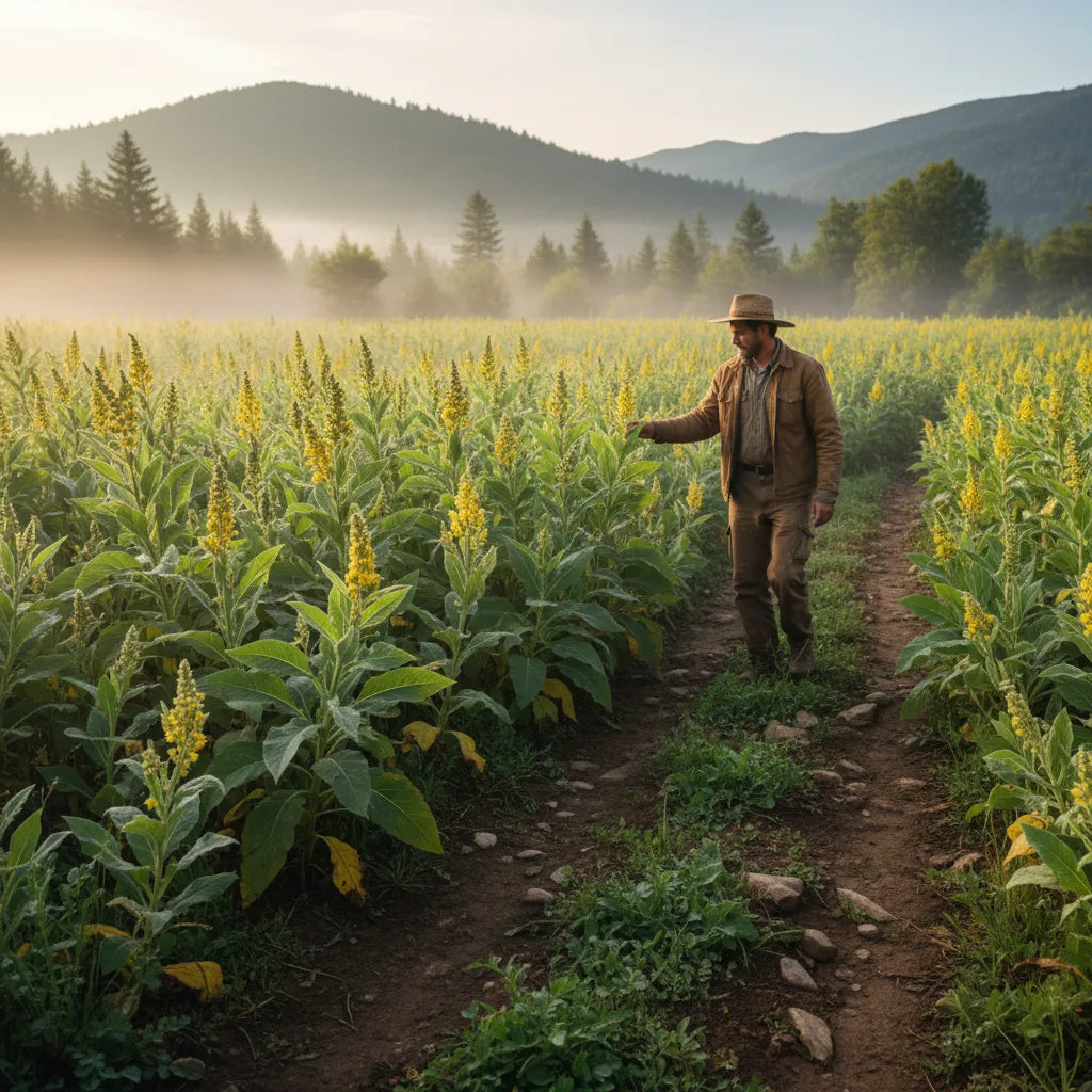 Where Mullein Grows: How Climate, Soil, and Region Shape Organic Mullein Leaf Extracts_featured_image