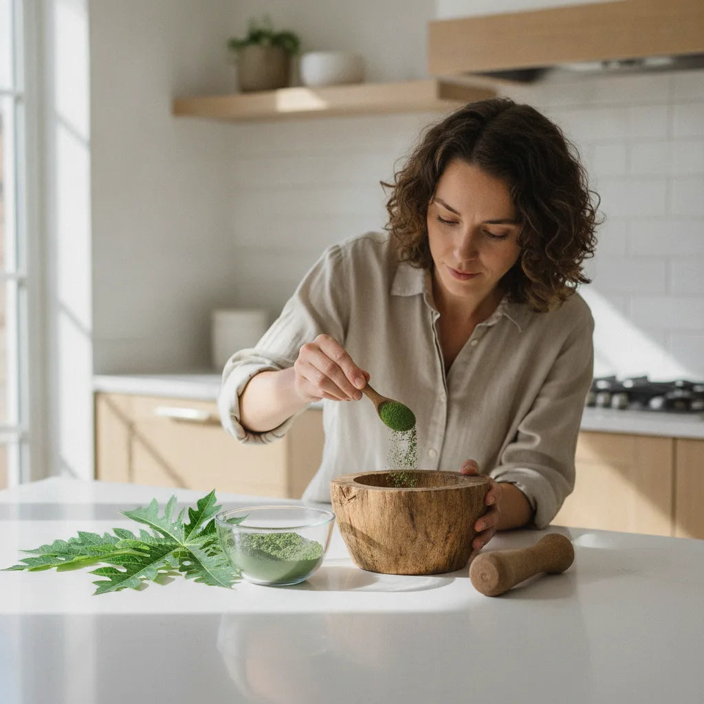 Papaya leaf powder: a small‑brand maker’s guide to specs, quality checks, and practical uses_featured_image