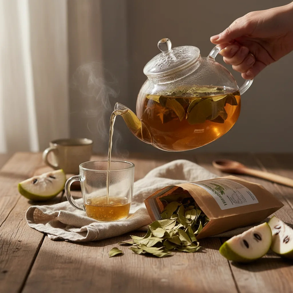 How to make soursop tea with dry leaves: a practical step-by-step brewing and storage guide_featured_image