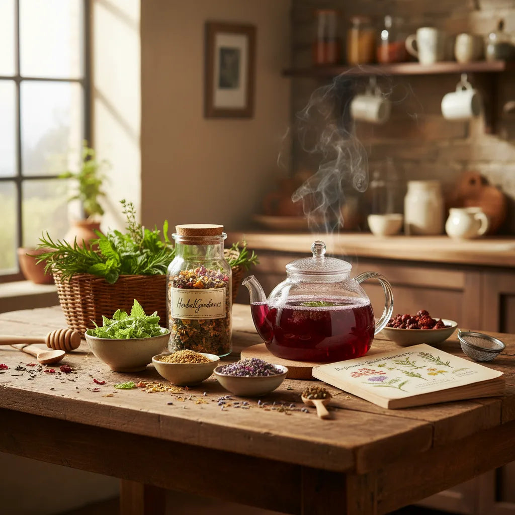 Downloadable Beginner's Herbal Tea Guide (PDF): Choosing, Brewing, and Storing Organic Herbal Teas_featured_image