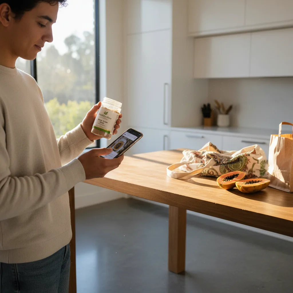 How to Use Your Phone to Find, Compare, and Verify Papaya Seed Powder Near You_featured_image
