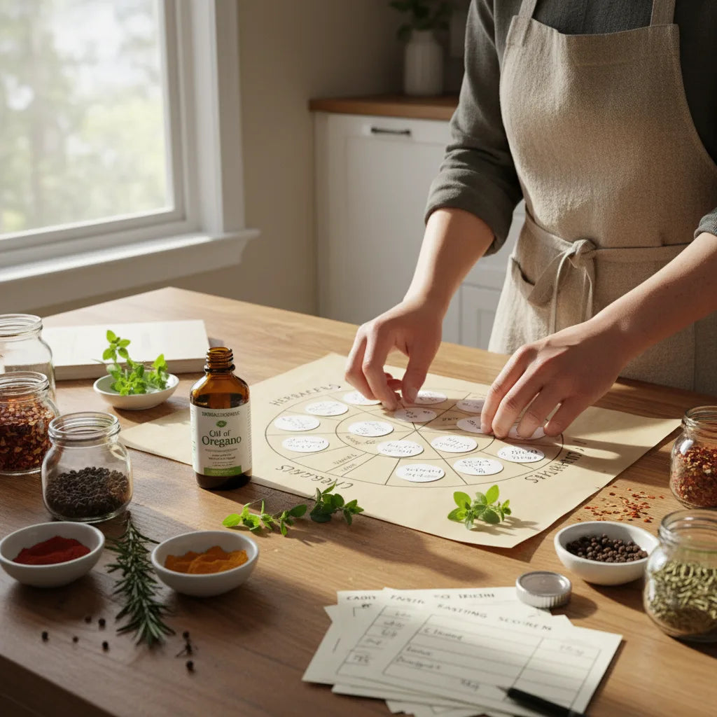 DIY Aroma Wheel for Oil of Oregano: A Home Chef’s Sensory Guide_featured_image