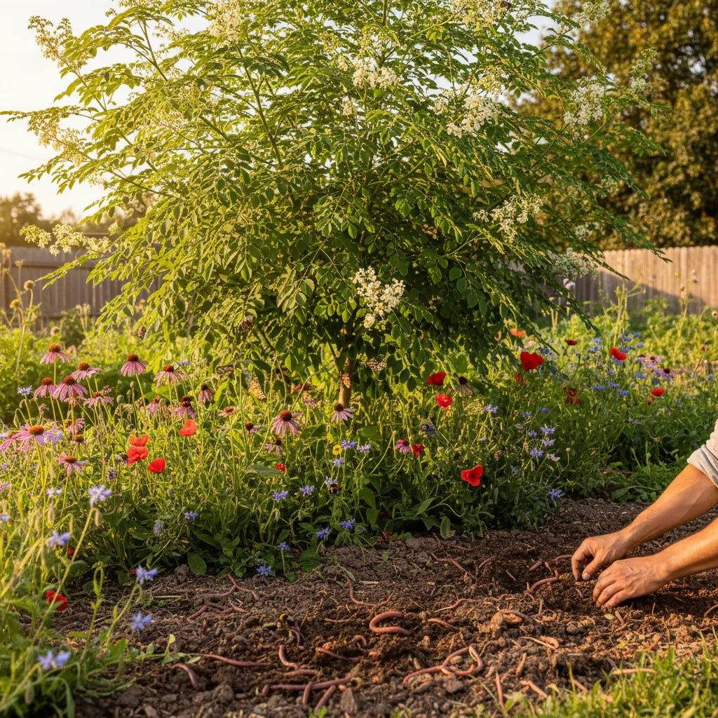 Moringa and the Garden: How Cultivating Moringa Trees Supports Pollinators, Soil Health, and Local Biodiversity_featured_image