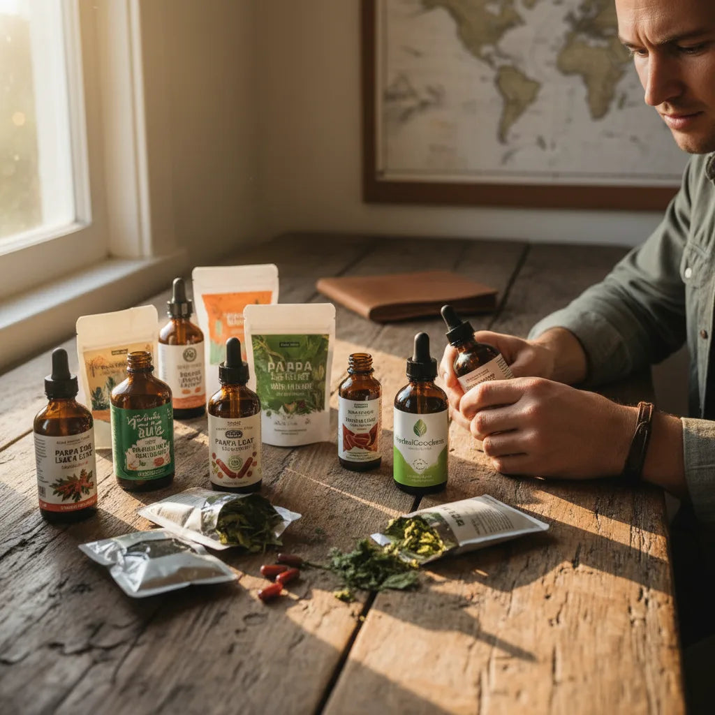 How to navigate papaya leaf brands around the world: decoding labels, local names, and formulations_featured_image