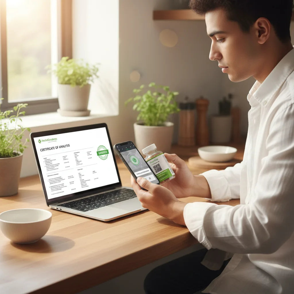 Verify Before You Buy: How QR Codes, COAs, DNA Barcoding, and Traceability Tech Help You Check Natural Platelet‑Support Capsules_featured_image
