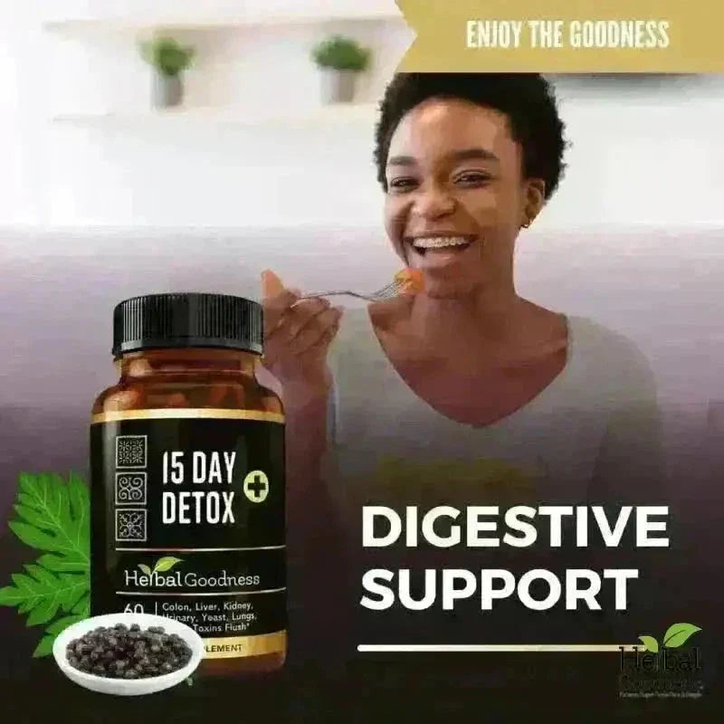 15 Day Herbal Detox Cleanse Kit – Liver Support & Full Body Cleanse Bundle Bundle Herbal Goodness 