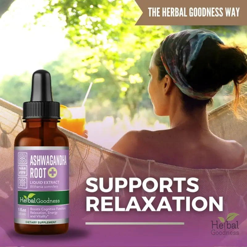 Ashwagandha Root Liquid Extract - Organic - Energy &amp; Mood Liquid Extract Herbal Goodness 