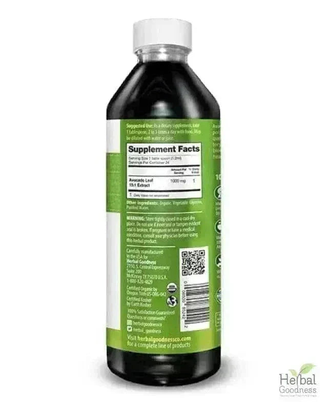 Avocado Leaf Extract - Liquid Extract Liquid Extract Herbal Goodness 