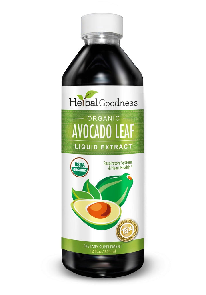 Avocado Leaf Extract - Liquid Extract Liquid Extract Herbal Goodness 12 oz 