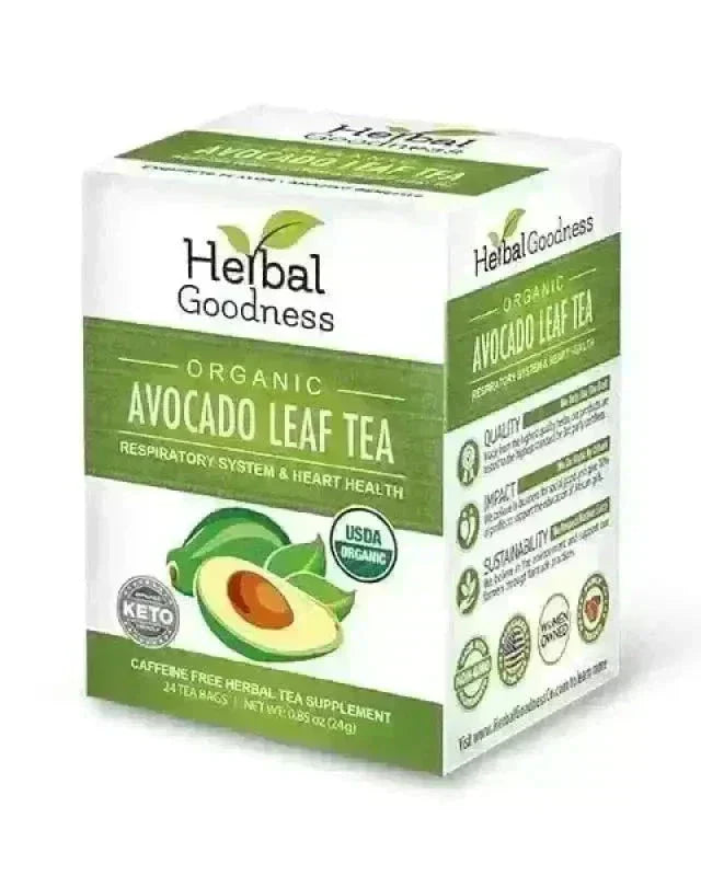 Avocado Leaf Tea - Organic 24/2g Tea bags - Immunity & Heart Health Tea & Infusions Herbal Goodness 1 Unit 