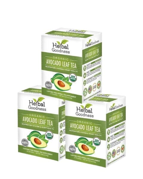 Herbal Goodness Organic Avocado Leaf Tea, 3 boxes