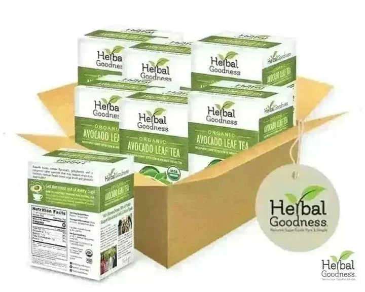 Herbal Goodness Organic Avocado Leaf Tea, case of 6 boxes