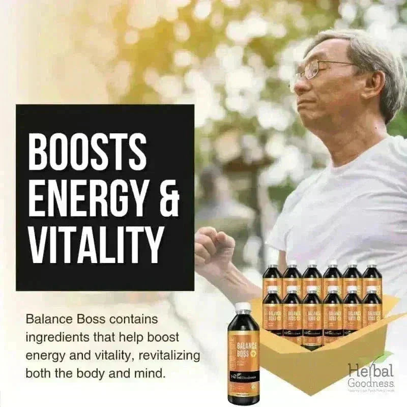 Balance Boss - 1oz 15X Liquid Extract - Mood & Relaxation Liquid Extract Herbal Goodness 