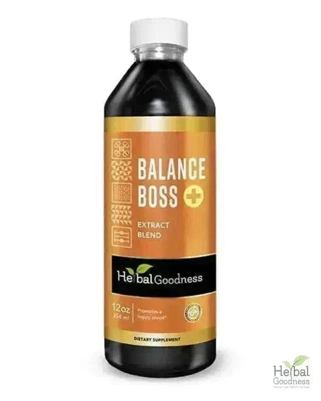 Balance Boss Liquid Extract – Herbal Goodness Liquid Extract Herbal Goodness 12 oz 