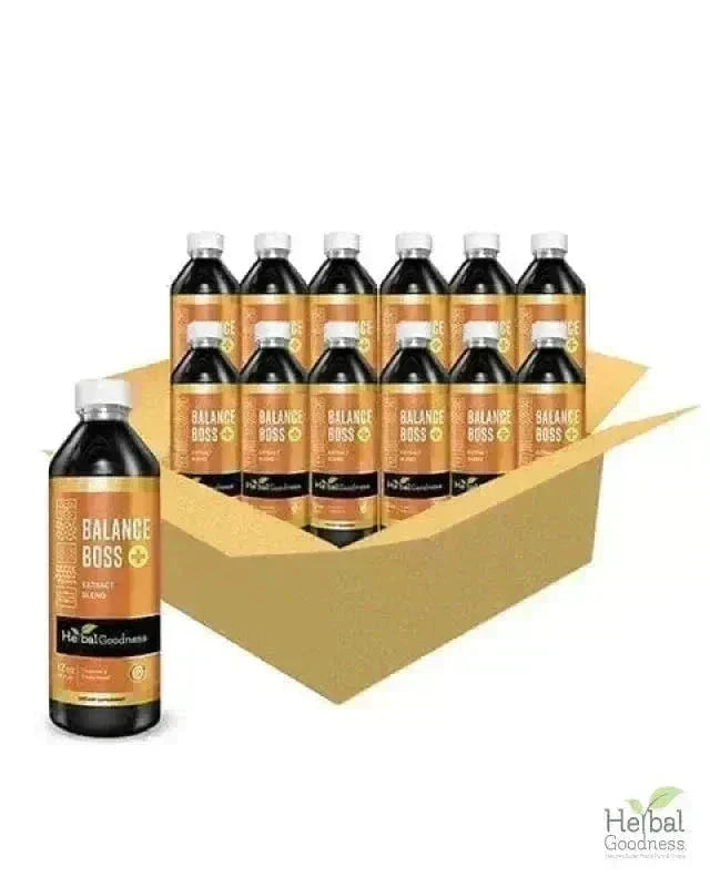 Balance Boss Liquid Extract Liquid Extract Herbal Goodness 12 oz - Case (12) 