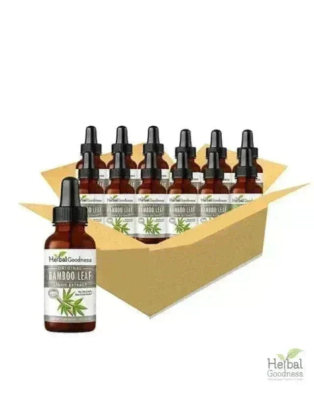 Bamboo Leaf Extract- Liquid Extract Liquid Extract Herbal Goodness 1 oz Case(12) 