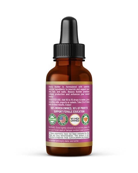 Beauty Builder - 1oz 15X Liquid Extract - Anti-Aging & Skin Elasticity Liquid Extract Herbal Goodness 