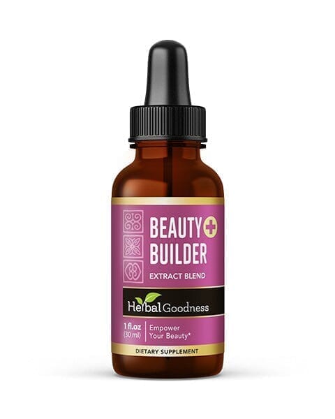 Beauty Builder - 1oz 15X Liquid Extract - Anti-Aging & Skin Elasticity Liquid Extract Herbal Goodness 1oz 