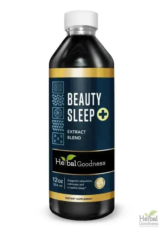 Beauty Sleep 15X Liquid Extract – Natural Sleep & Relaxation Herbal Supplement | Herbal Goodness Liquid Extract Herbal Goodness 12 oz 