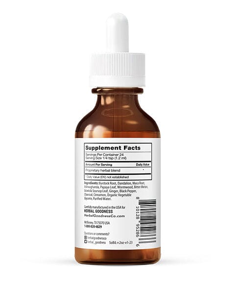 Bitter But No Crap 2fl.oz - Plant Based - Dietary Supplement Liquid Extract Herbal Goodness 