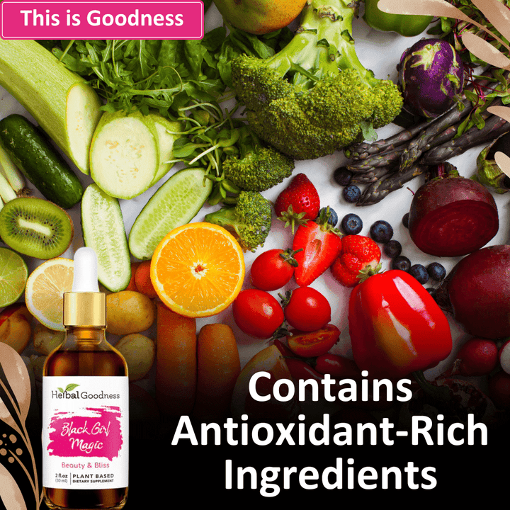 Black Girl Magic - 2fl.oz - Beauty & Anti-Aging Liquid Extract Herbal Goodness 