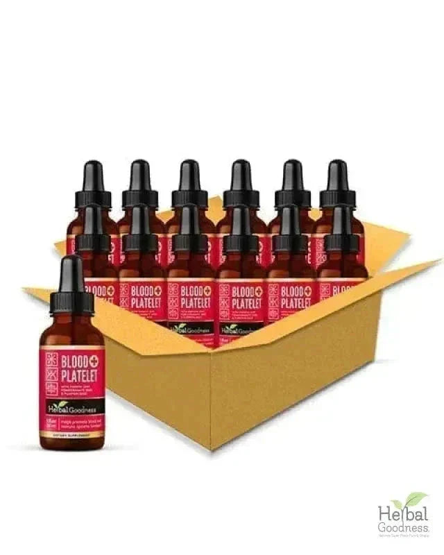 Blood Platelet Plus – Liquid Herbal Extract | 15X Strength Papaya Leaf - Herbal Goodness Liquid Extract Herbal Goodness 