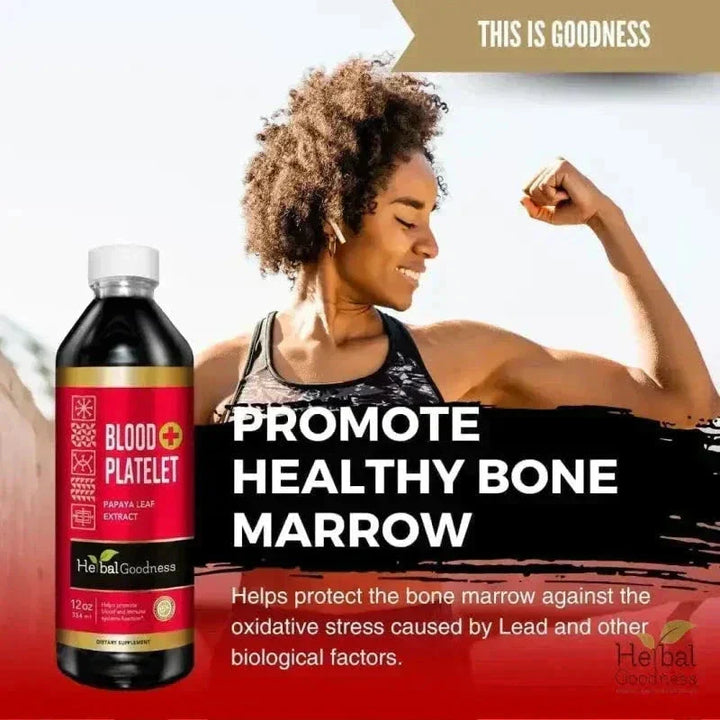 Blood Platelet Plus – Liquid Herbal Extract | 15X Strength Papaya Leaf - Herbal Goodness Liquid Extract Herbal Goodness 