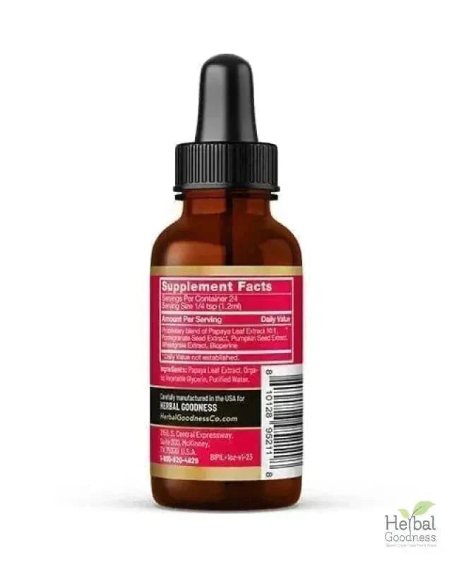 Blood Platelet Plus – Liquid Herbal Extract | 15X Strength Papaya Leaf - Herbal Goodness Liquid Extract Herbal Goodness 