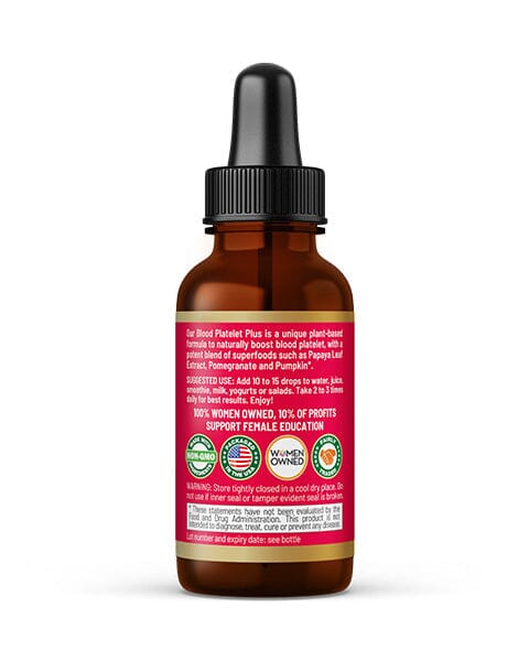 Blood Platelet Plus – Liquid Herbal Extract | 15X Strength Papaya Leaf Liquid Extract Herbal Goodness 