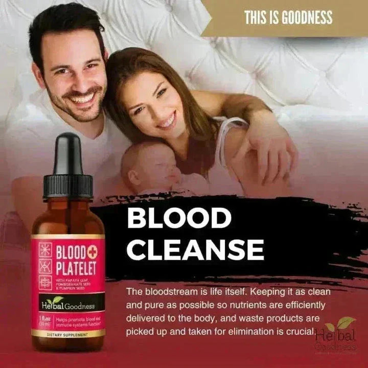 Blood Platelet Plus – Liquid Herbal Extract | 15X Strength Papaya Leaf Liquid Extract Herbal Goodness 