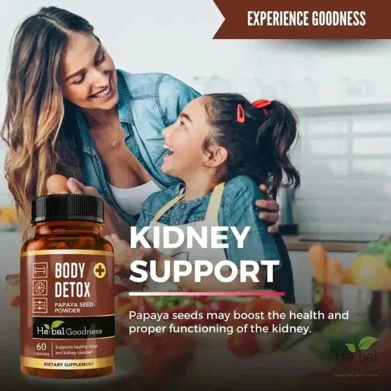 Body Detox Capsules 60ct /600mg - Herbal Goodness Capsules Herbal Goodness 