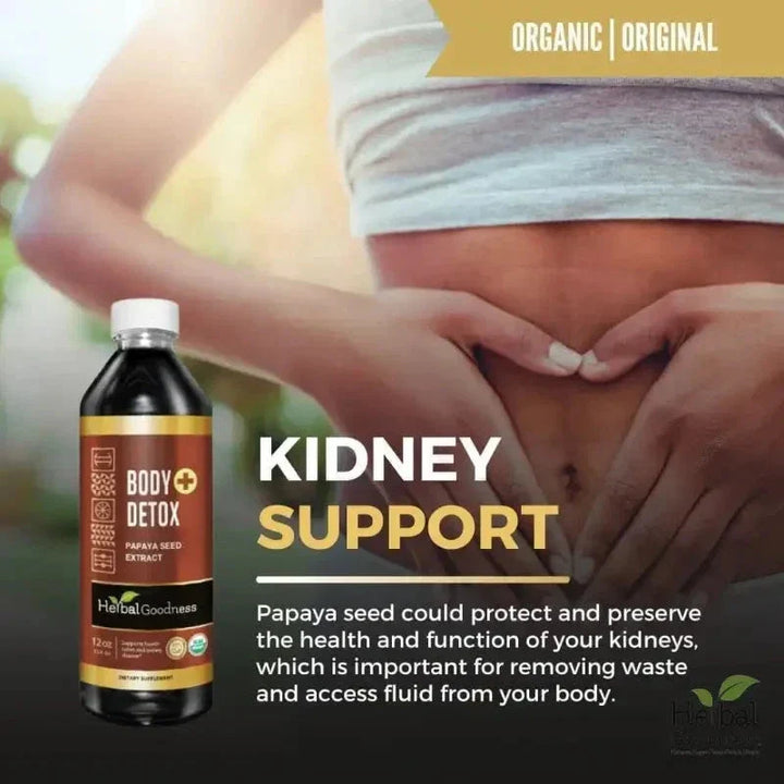 Body Detox Plus - Liquid - Healthy Colon & Kidney Cleanse - Herbal Goodness Liquid Extract Herbal Goodness 